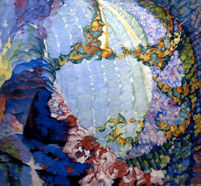 Jardin infini. De Giverny à l’Amazonie : František Kupka, Printemps cosmique I , 1913-1914